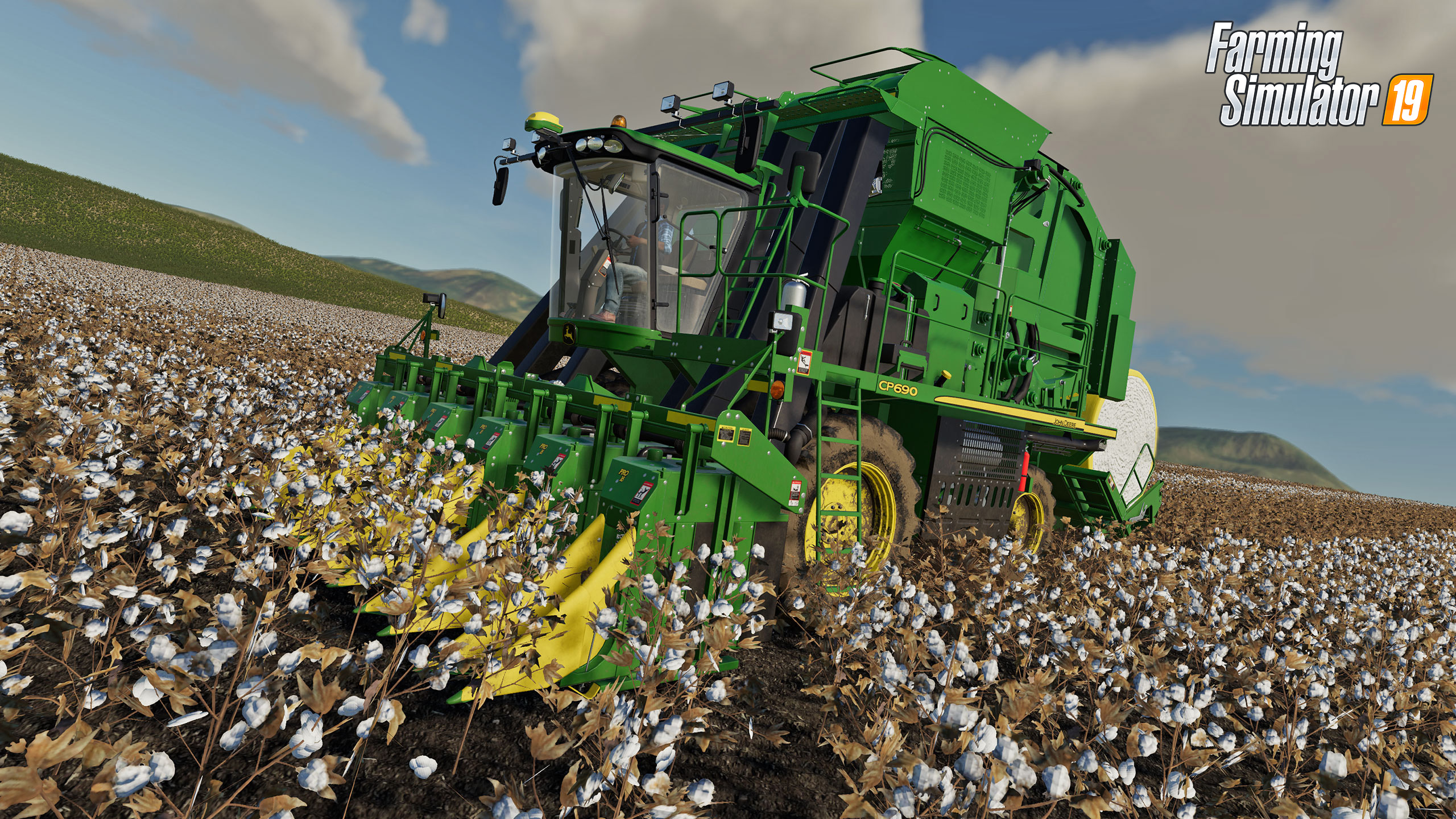 Oznámeno DLC John Deere Cotton pro Farming Simulator 19