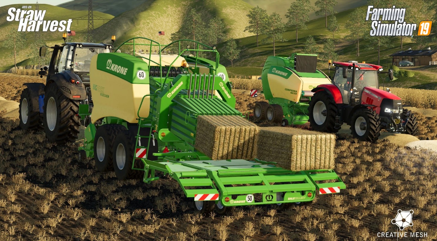 Farming Simulator 19 dostal zdarma rozšíření Straw Harvest