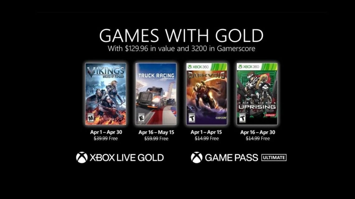 Představeny dubnové hry pro Xbox Live Gold (2021)