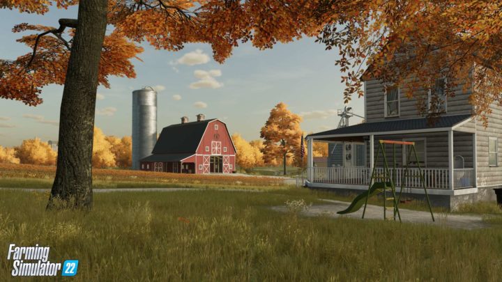 Nový trailer na Farming Simulator 22 láká na americký Středozápad