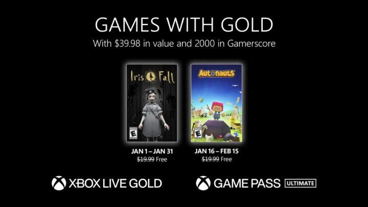 Představena lednová nabídka Xbox Live Gold (2023)