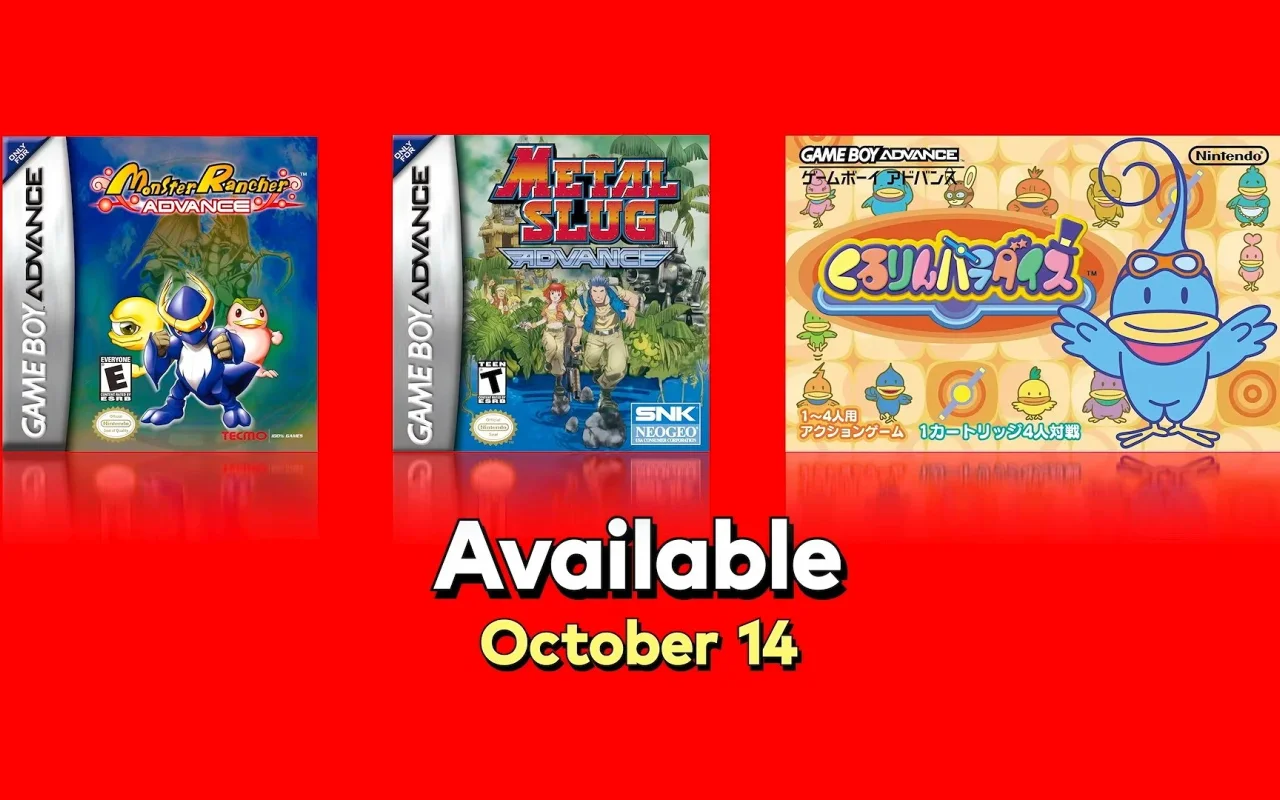 nintendo swithc online oct