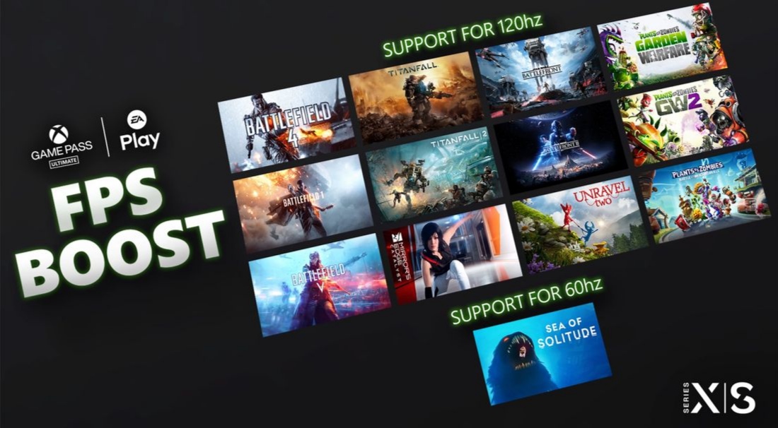 Mnoho her od EA dostalo na konzolích Xbox Series FPS Boost