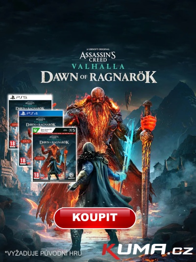 Velké rozšíření Dawn of Ragnarok pro Assassin's Creed Valhalla si nyní můžete pořídit v krabičce