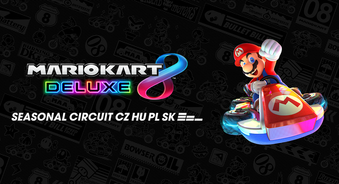 Už příští sobotu odstartuje mezinárodní turnaj Seasonal Cicruit v Mario Kart 8 Deluxe, zapojit se můžete i vy!