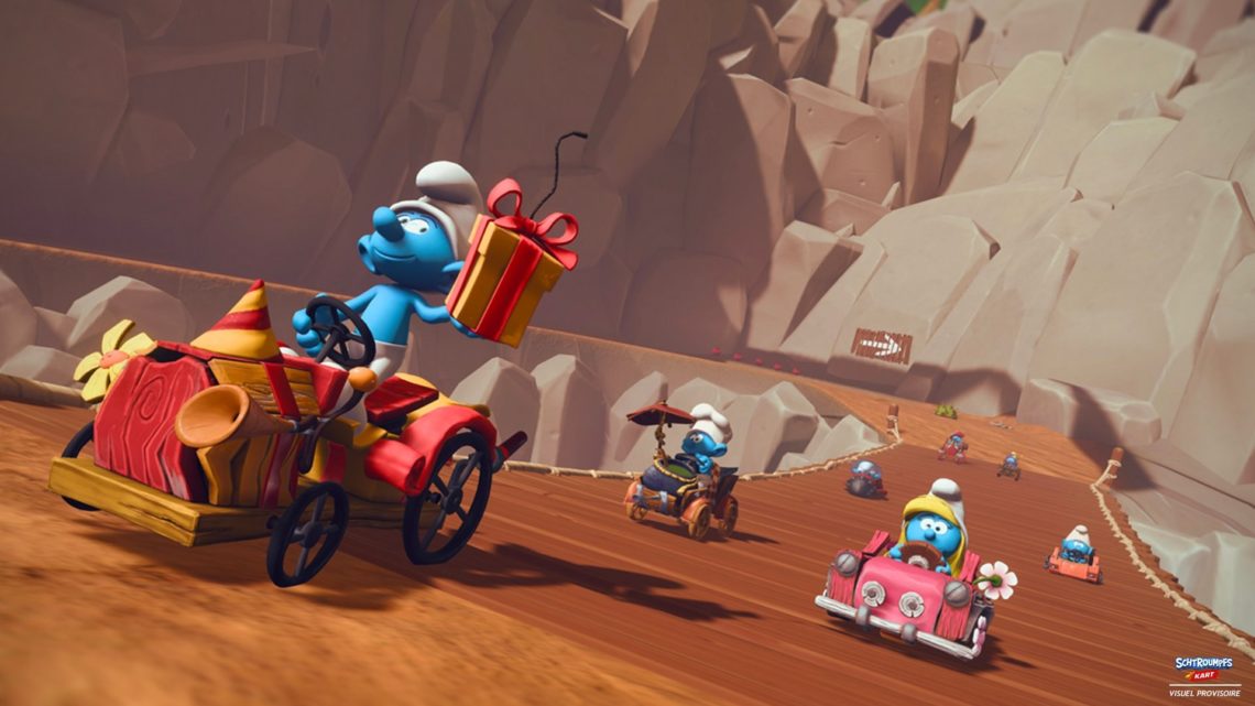 Oznámena závodní arkáda Smurfs Kart pro Nintendo Switch