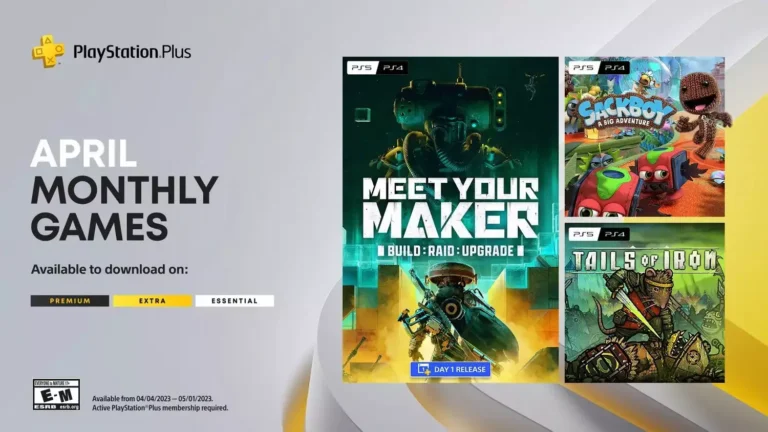 PS PLUS APRIL 2023
