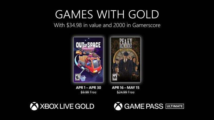 Oznámeny hry pro Xbox Live Gold měsíce dubna (2023)