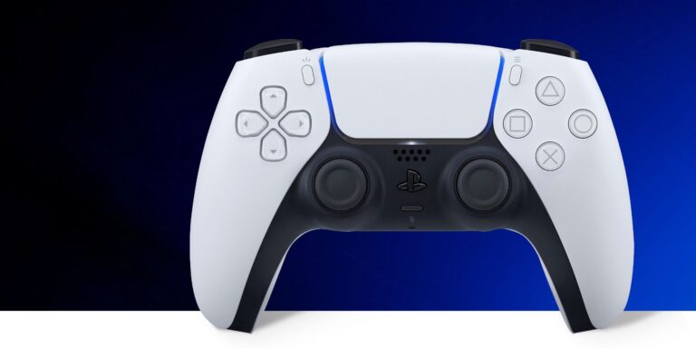 ps5-dualsense-controller-on-blue-and-black-background
