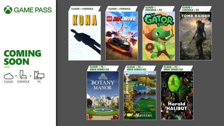 Do Xbox Game Pass míří poslední Tomb Raider, PGA Tour a řada dalších her